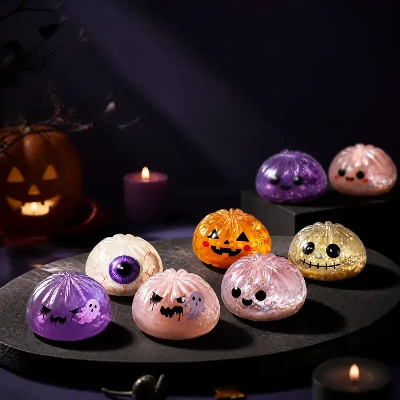 Halloween Ghost Dumpling Squeeze Toy