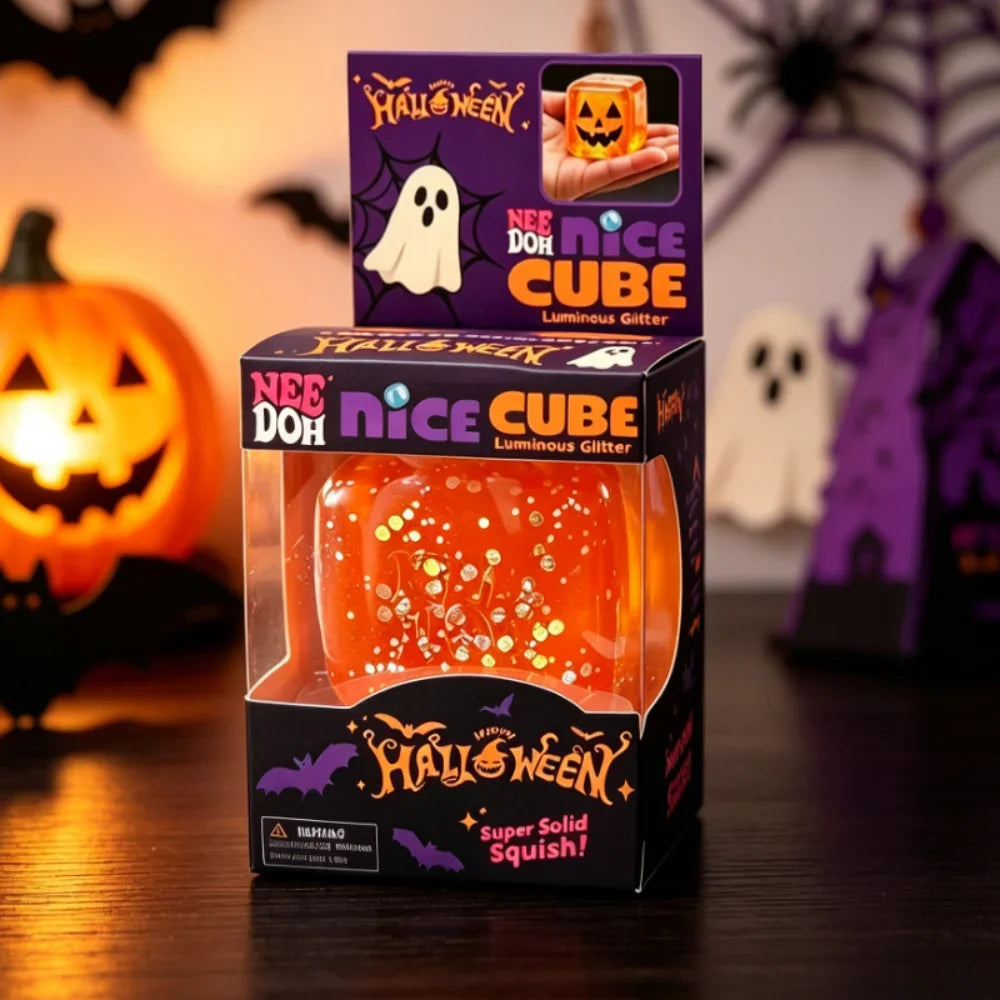 Needoh Halloween Squeeze Toys Sensory Toy Colorful Knead Stretch Anxiety Relief ADHD Fidget Toy Leisure Gift