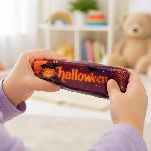 1/24PCS Halloween Squishy Butter Stick Toys Decompression Stress Relief Halloween Buttter Squishy Fidget Toys Party Favors