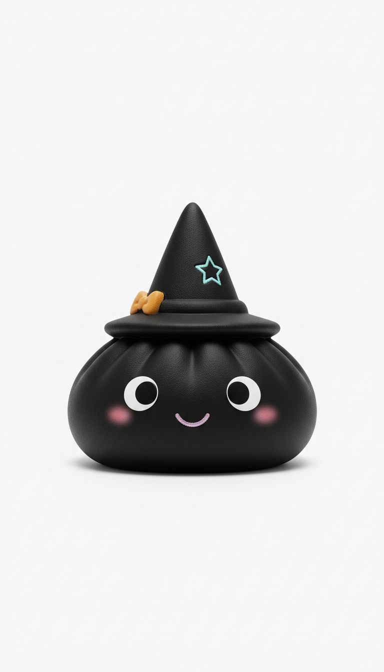 Witch Hat Black dumpling squishy